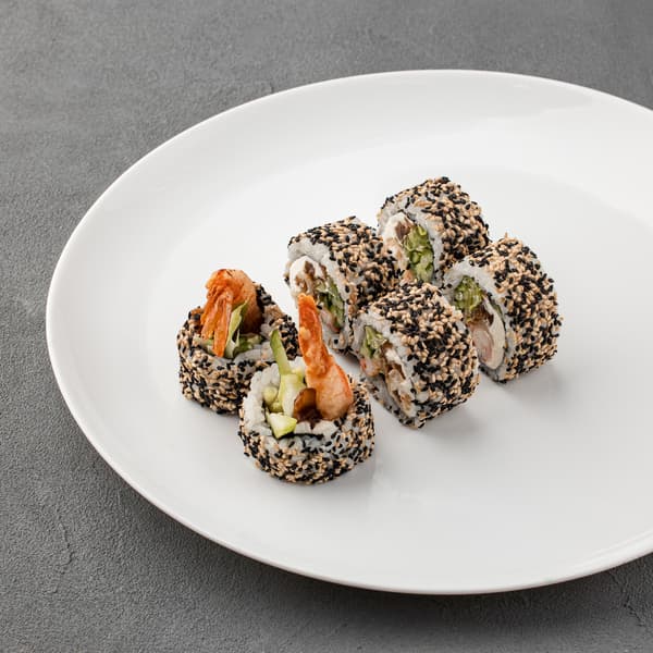 Каліфорнія Креветка Гриль у кунжуті