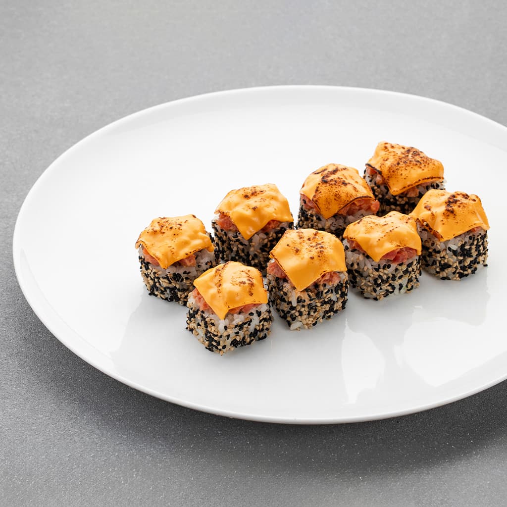 Рол дабл тунець з сиром чеддер